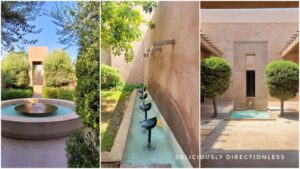 Water features at Zulal Wellness Resort