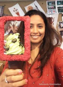 With Selfie Cone at Giapo Auckland